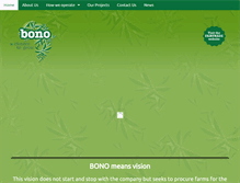 Tablet Screenshot of bonoholdings.co.za